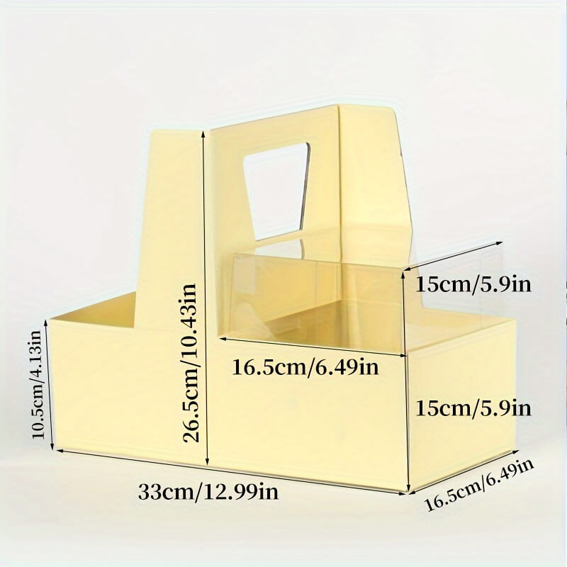 Elegant PET Carry Flower Container