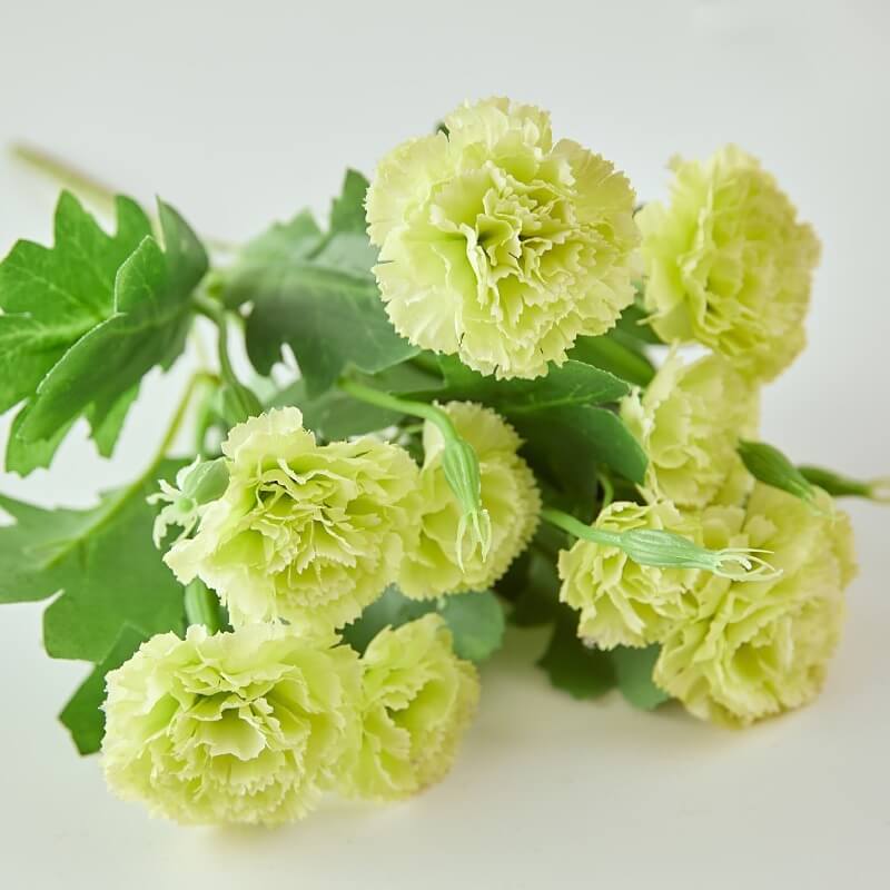 11.8'' Silk Carnation Bouquet - 10 Heads