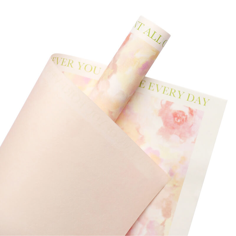 Floral Wrapping Paper, 20.5 × 20.5 Inch, 10 Sheets