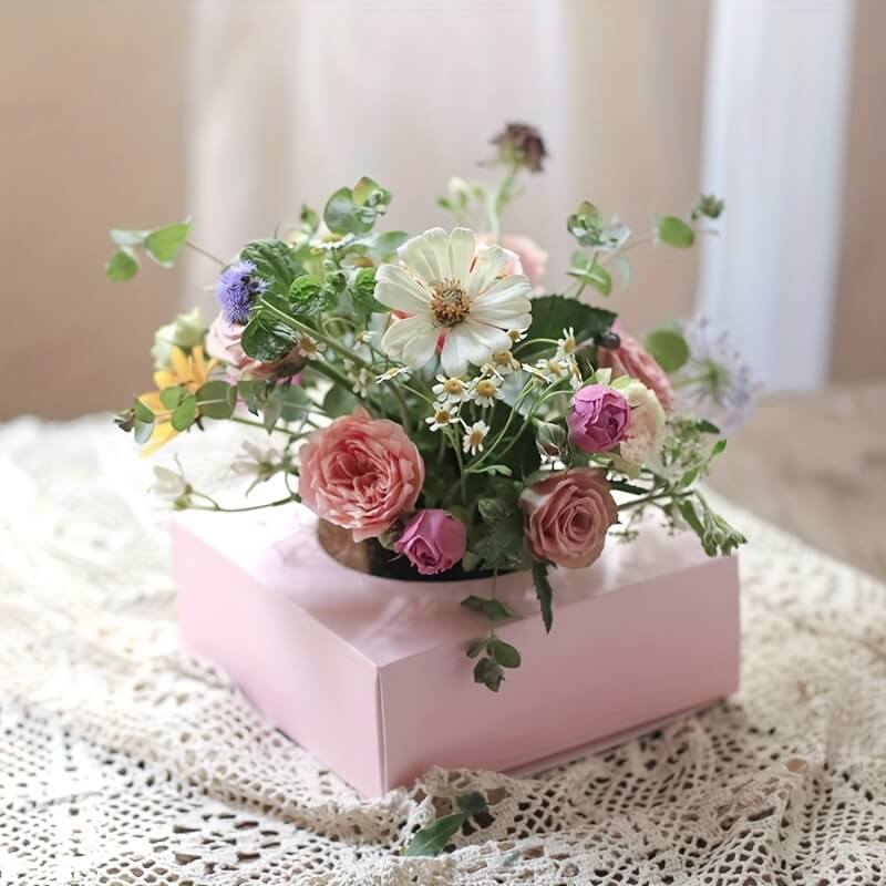 Transparent Flower Packaging Box