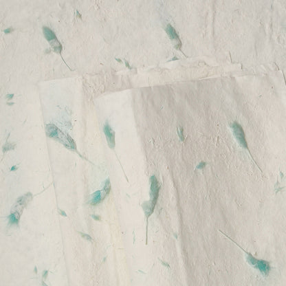 Rabbittail Flower Wrap Paper, 15 × 22 Inch, 5 Sheets