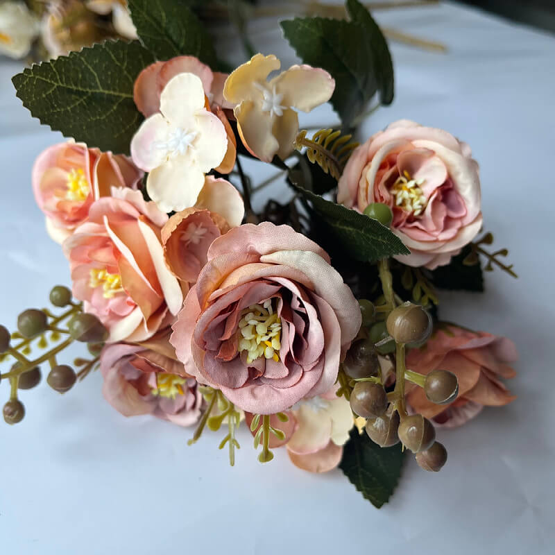 11.8'' Silk Rose Bouquet