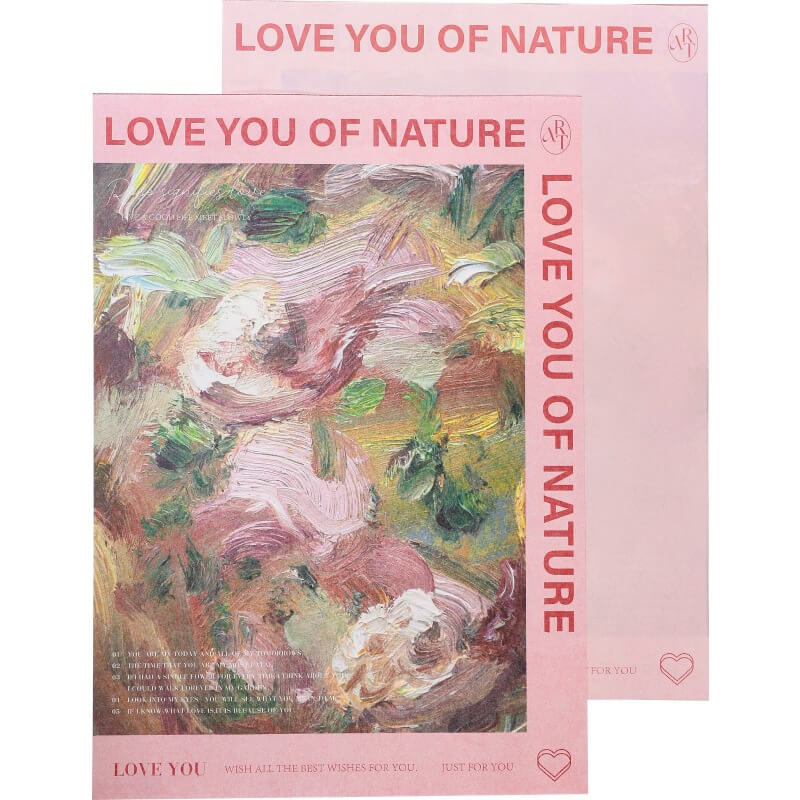 Painting Art Flower Paper, 13.8 × 19.7 Inch, 10 Sheets