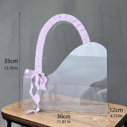 Clear Flower Carrying Bag