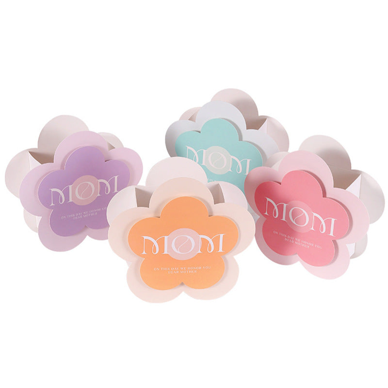 Hand-held Flower Gifts Box, 10×10×3.14 Inch