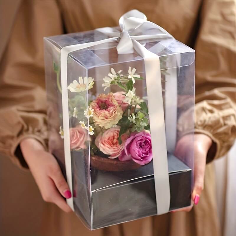 Transparent Flower Packaging Box