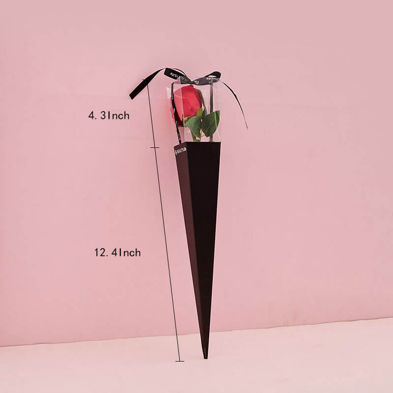 Single Rose Carrying Purse, 12.4 × 4.3 Inch, 10 Pcs