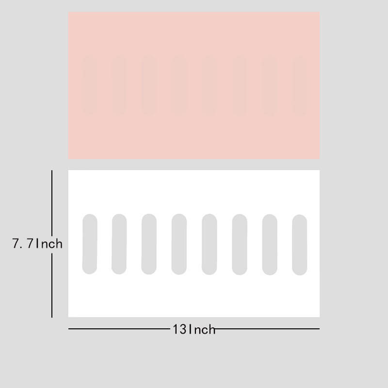 Floral Shaping Cards , 13 × 7.7 Inch, 10 Sheets