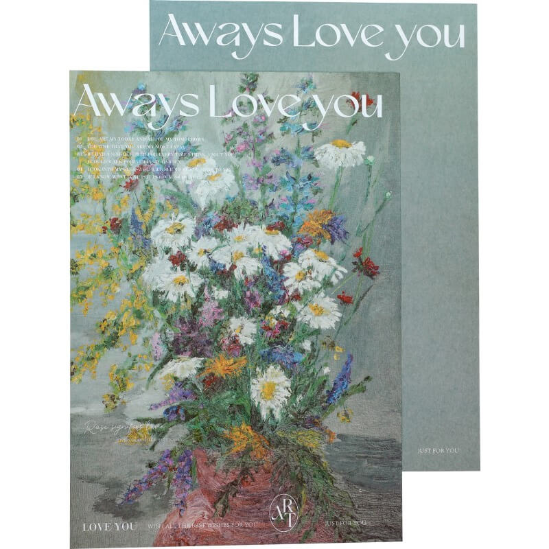 Painting Art Flower Paper, 13.8 × 19.7 Inch, 10 Sheets