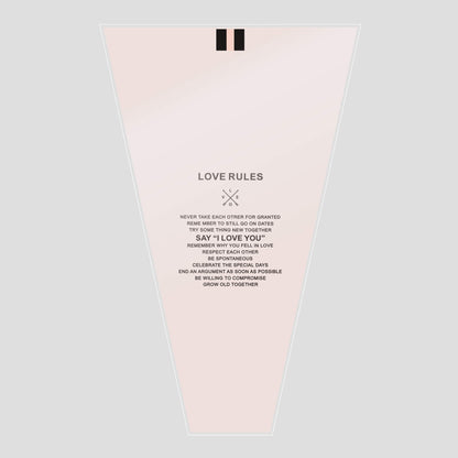 Transparent English Multi-Bag, 11 × 3.5 × 17.3 Inch, 50 Pcs