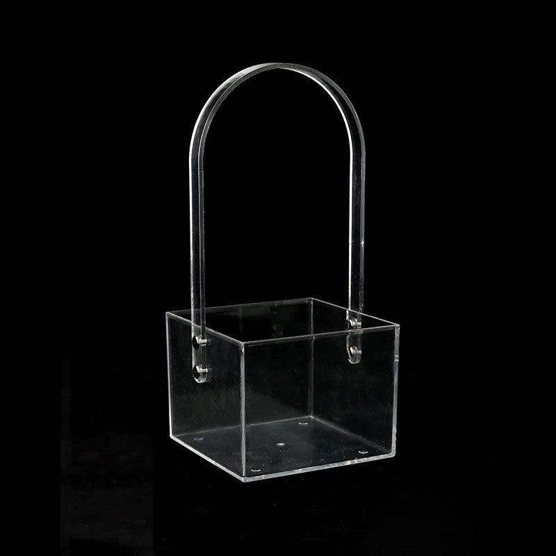 Sacs en papier à fleurs simples, 10 pièces