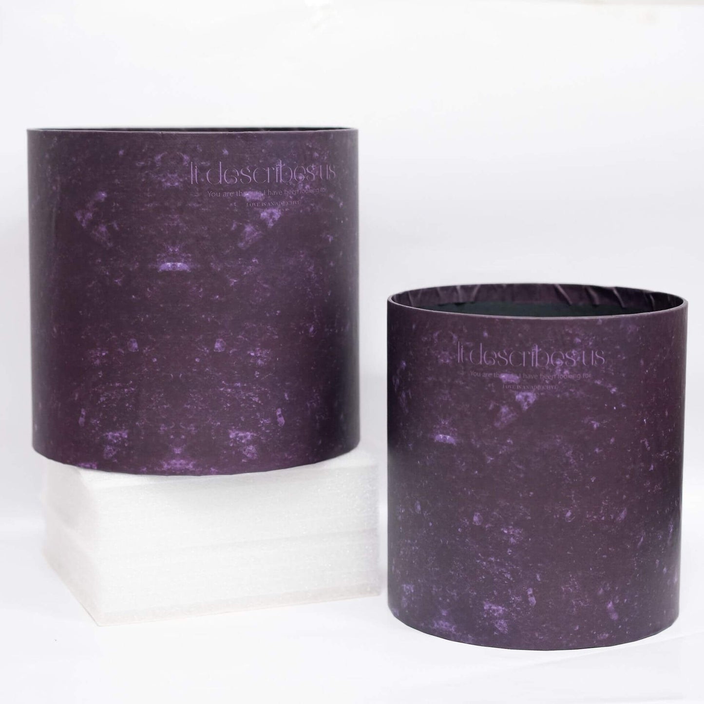 Marble Purple Square Box Set