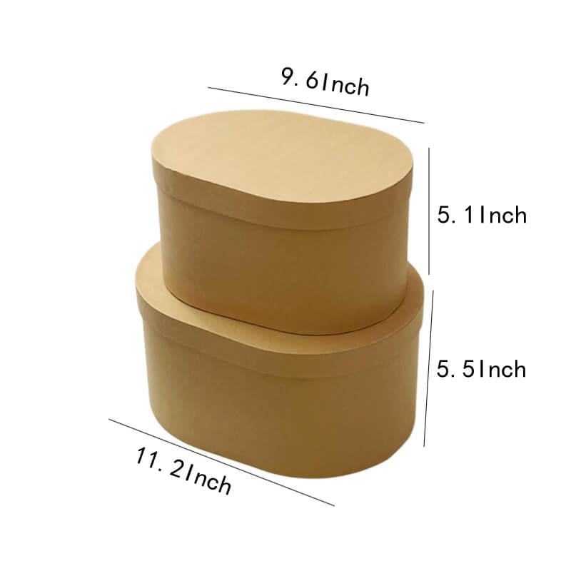 Kraft Paper Flower Gift Box