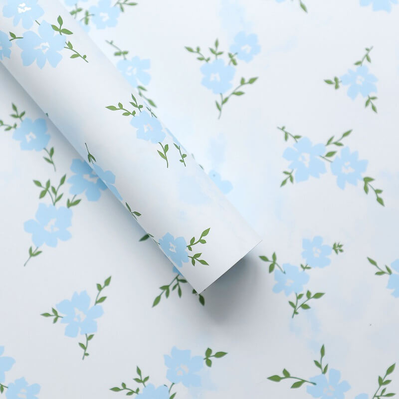 Spring Bouquet Wrapping Paper, 13.8 × 19.7 Inch, 20 Sheets