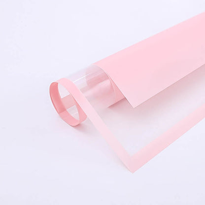 Flower Cellophane Paper, 22.5 × 22.5 Inch, 20 Sheets