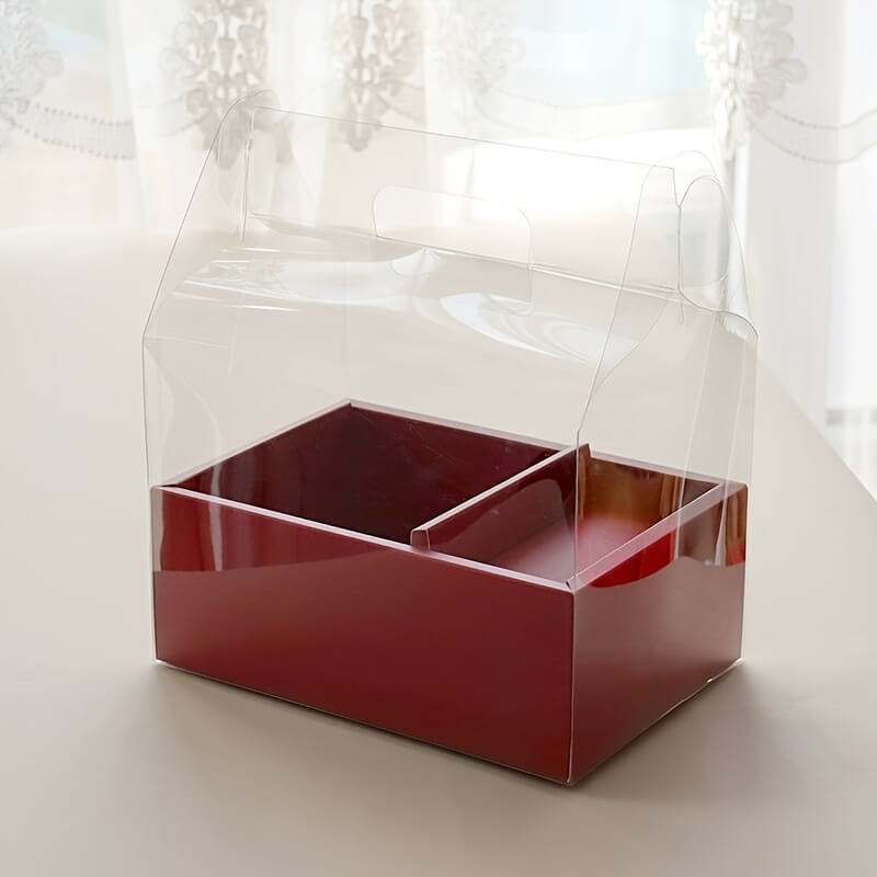 Transparent Handheld Flower Gift Box