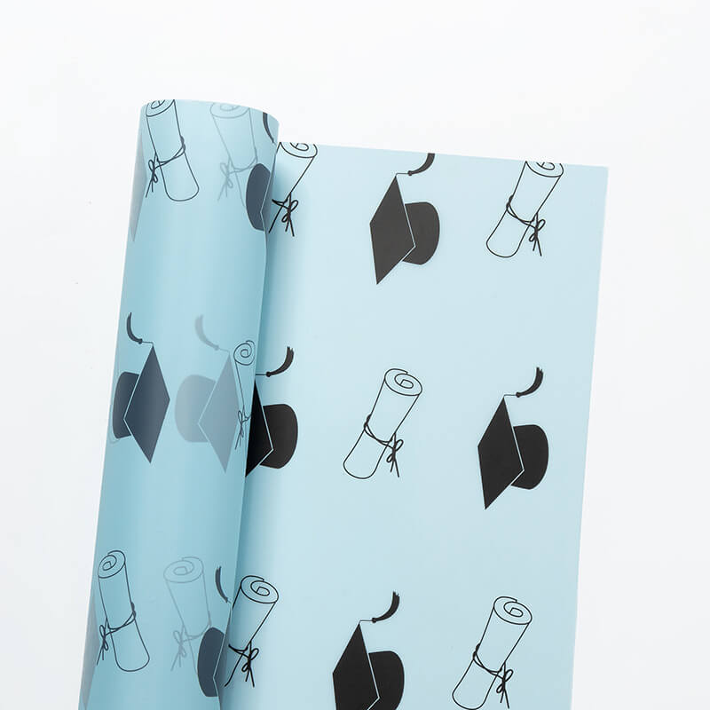 Floral Wrapping Paper, 22.5 × 22.5 Inch, 20 Sheets