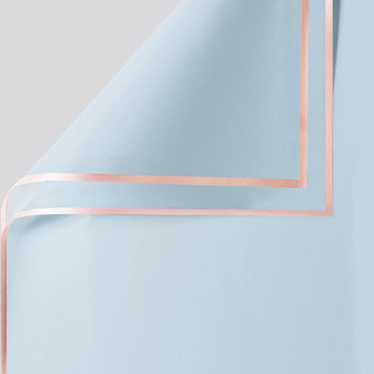 Gold-edge Jelly Flower Paper, 23.6 × 23.6 Inch, 20 Sheets