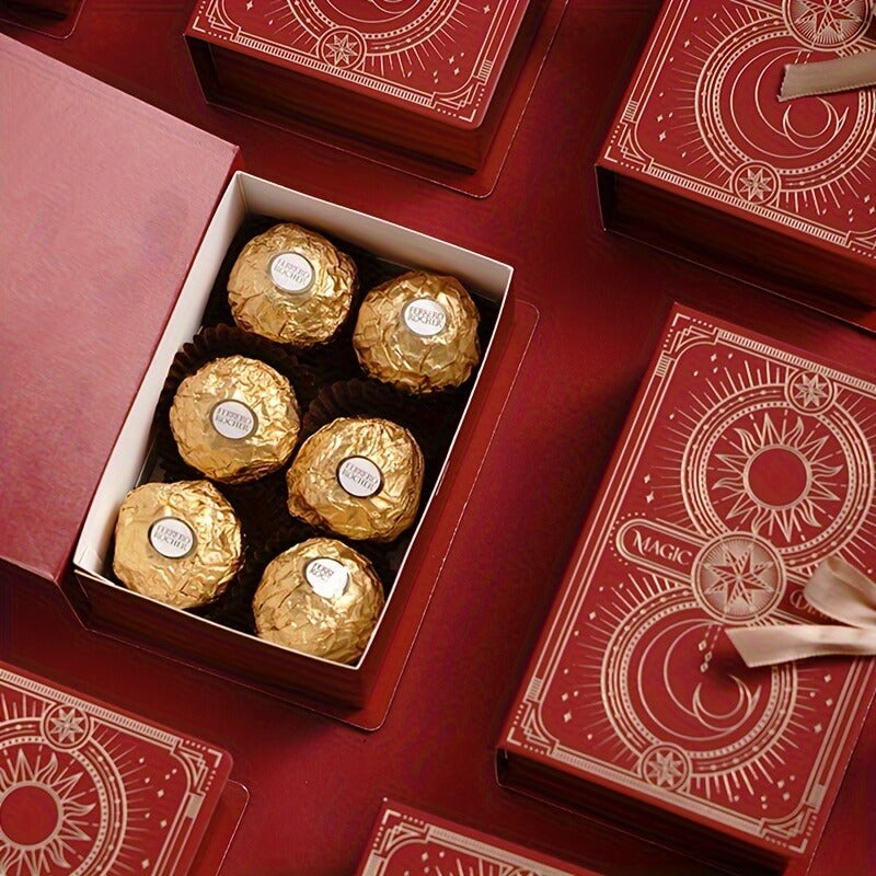 Coffret cadeau carré en papier pour bonbons, savon artisanal et pâtisserie