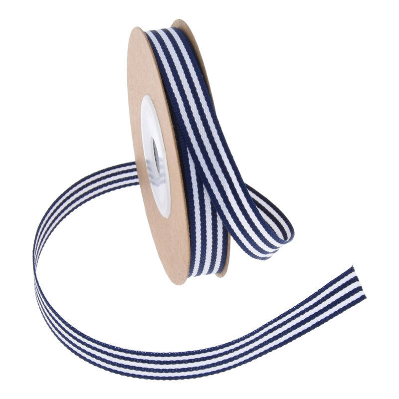 Striped Gift Wrap Ribbon, 1cm × 10 Yards
