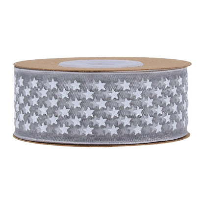 Ruban de flocon de neige transparent de Noël