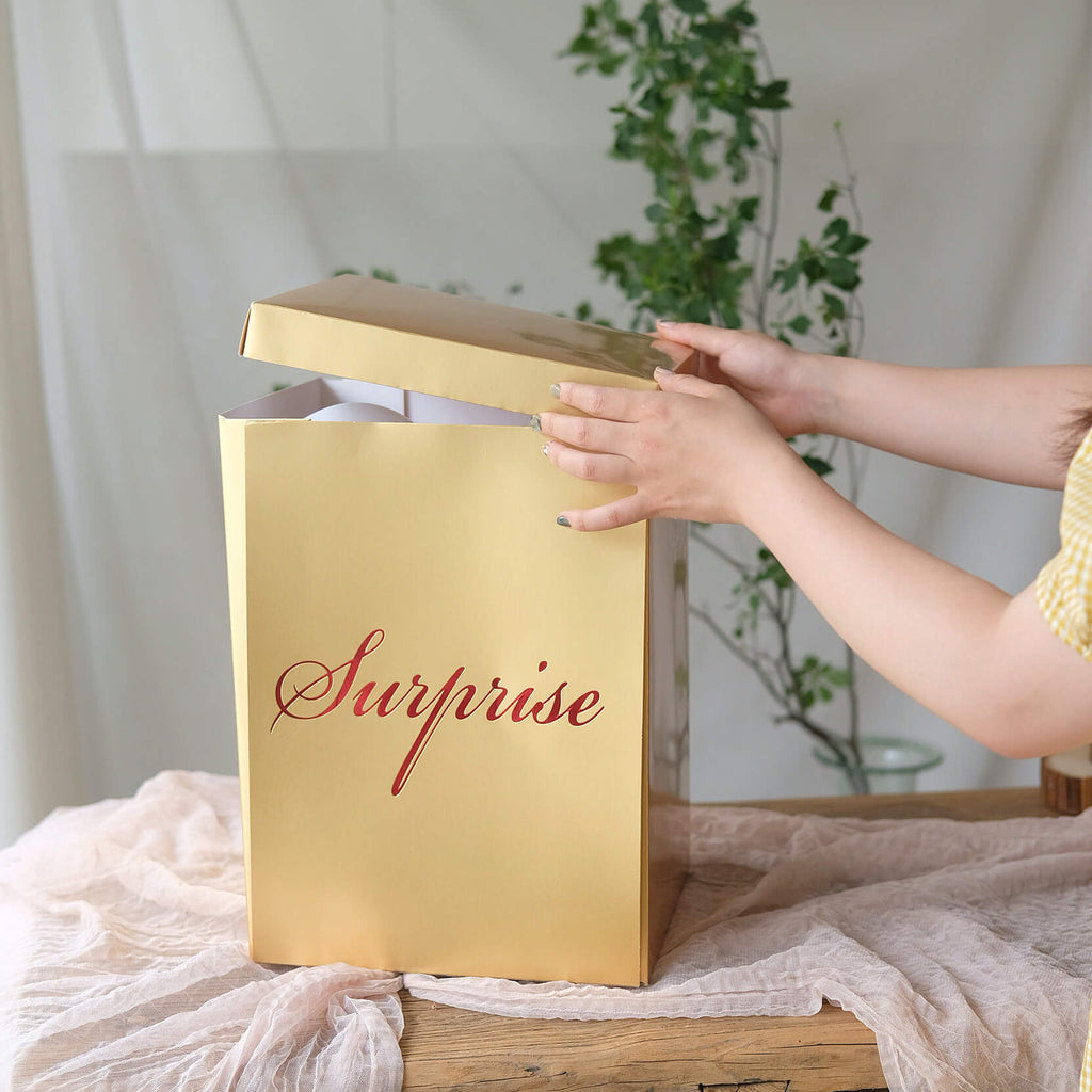 Caja de flores redonda de terciopelo 