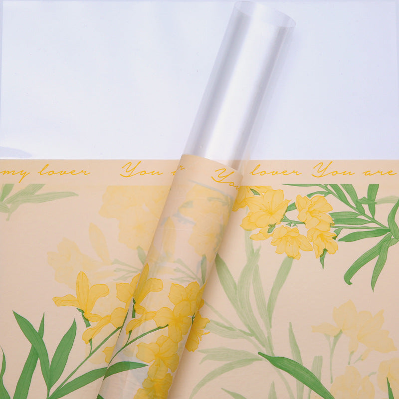 Single Bouquet Wrapping Paper, 12.2×20 Inch, 20 Sheets