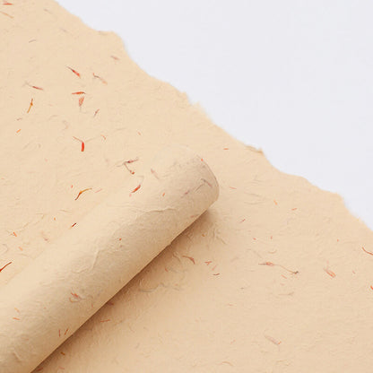 Hand-torn Petal Flower Wrapping Paper, 19.6 × 27.6 Inch, 4 Sheets