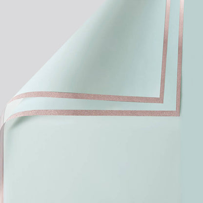 Gold-edge Jelly Flower Paper, 23.6 × 23.6 Inch, 20 Sheets