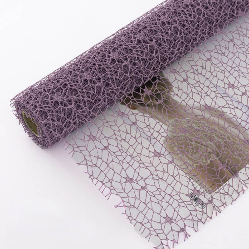 Lace Mesh Florist Bouquet Wrap, 19.68''x 5 Yards