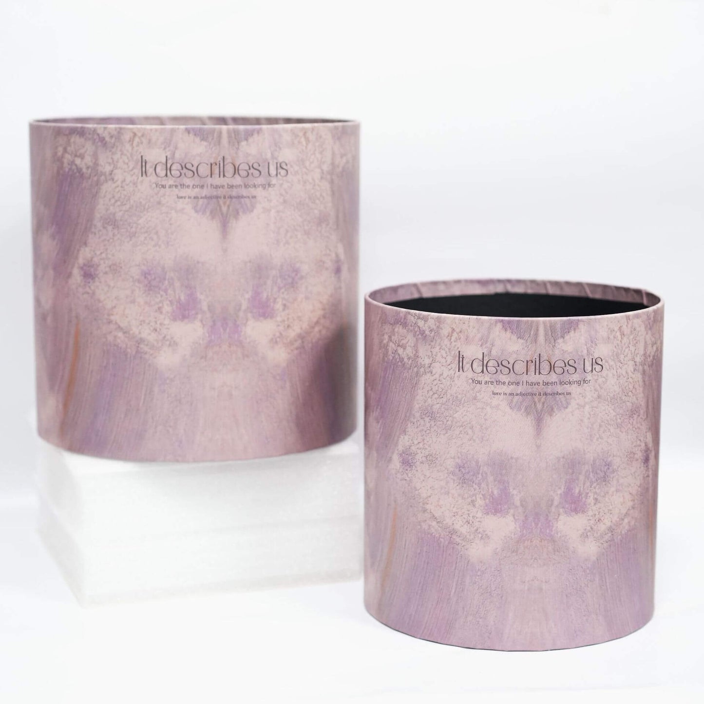 Marble Purple Square Box Set