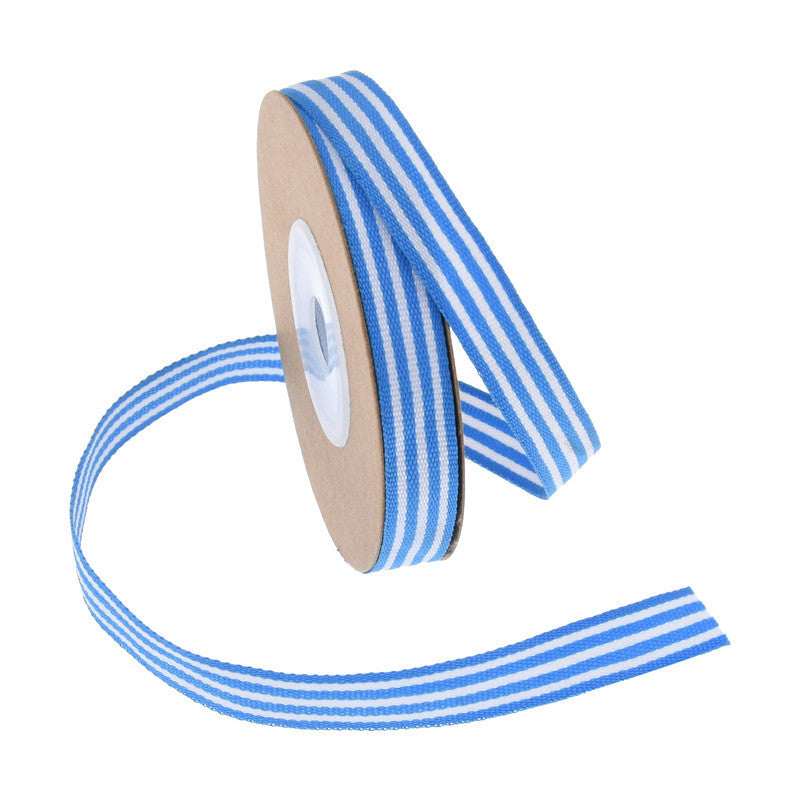 Striped Gift Wrap Ribbon, 1cm × 10 Yards
