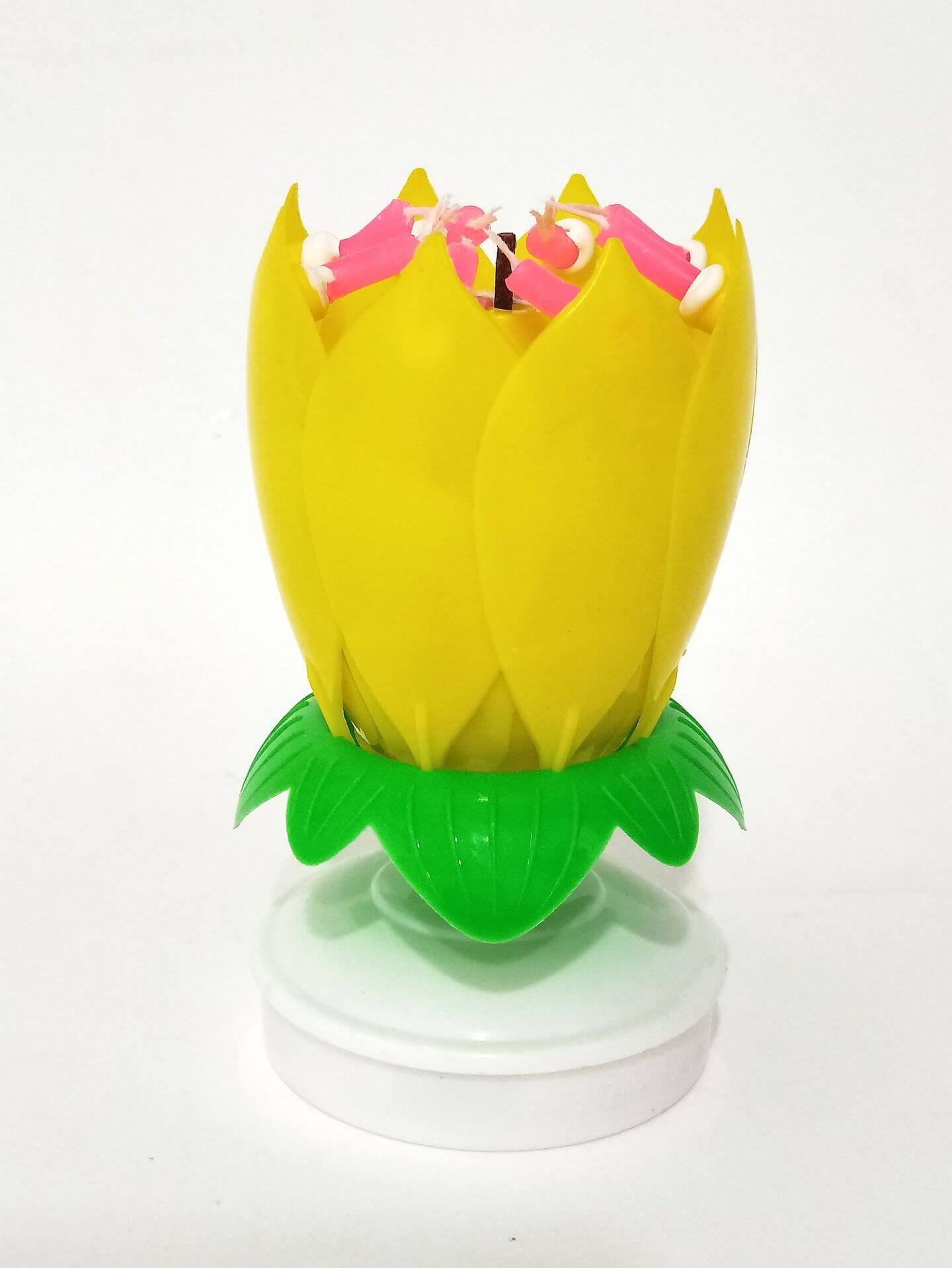Colorfully Exciting Candle flower Birthday Cake Topper