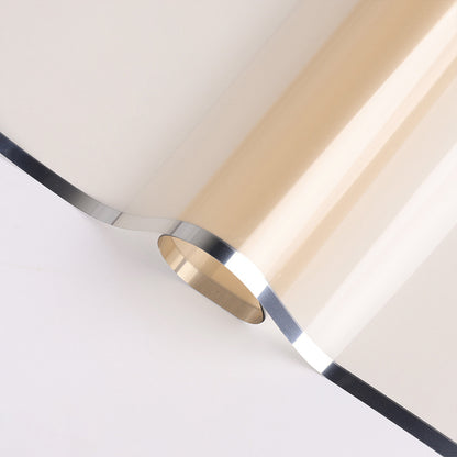 Silver Border Clear Wrapping Paper