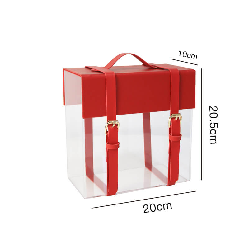 Boîte à fleurs ronde en velours 