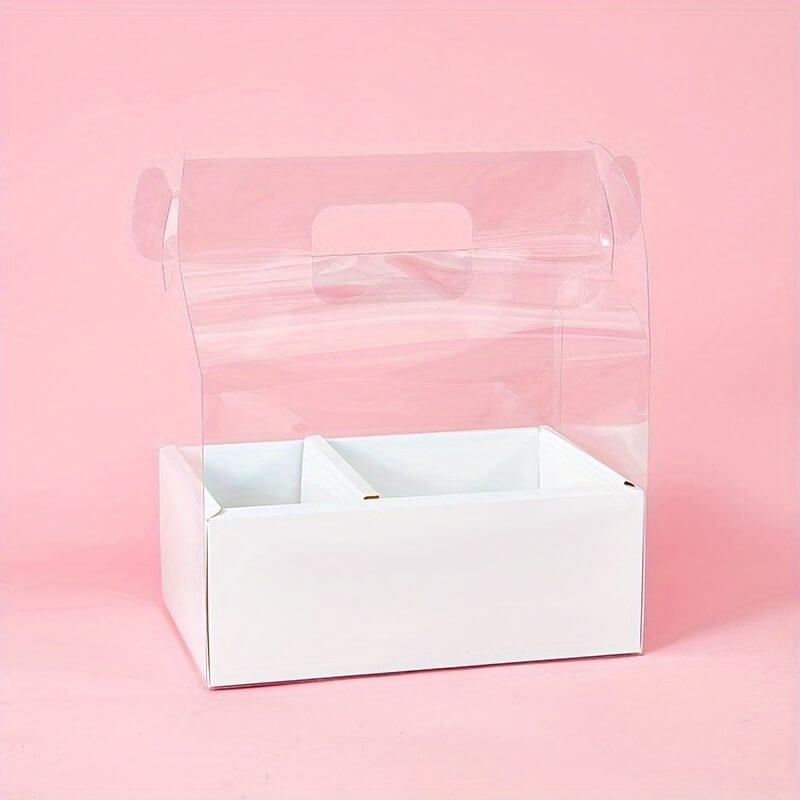 Transparent Handheld Flower Gift Box