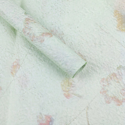 Hand-torn Art flower Paper, 19.7 × 22.8 Inch, 10 Sheets