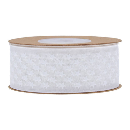 Ruban de flocon de neige transparent de Noël