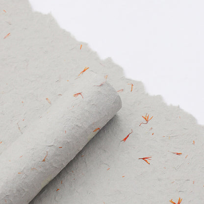 Hand-torn Petal Flower Wrapping Paper, 19.6 × 27.6 Inch, 4 Sheets