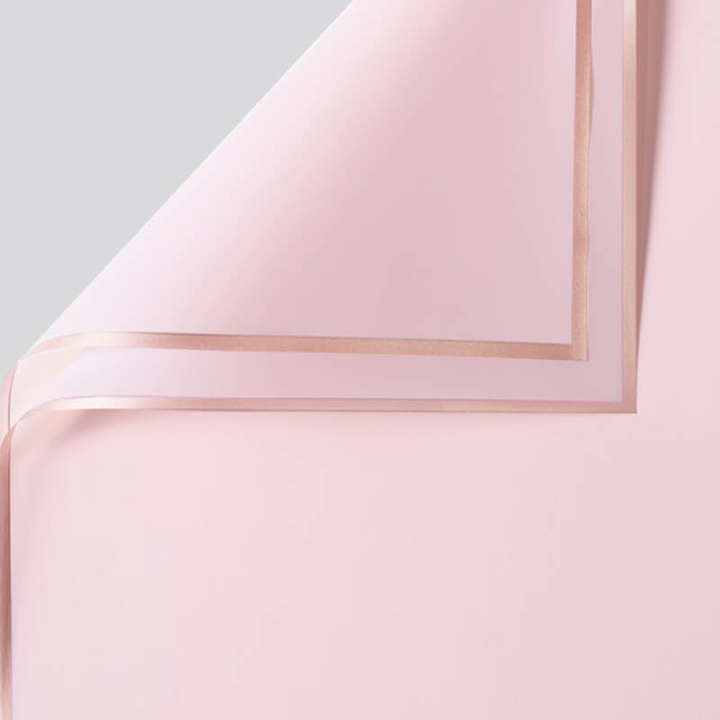 Gold-edge Jelly Flower Paper, 23.6 × 23.6 Inch, 20 Sheets