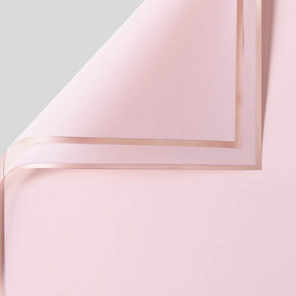 Gold-edge Jelly Flower Paper, 23.6 × 23.6 Inch, 20 Sheets