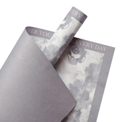 Floral Wrapping Paper, 20.5 × 20.5 Inch, 10 Sheets