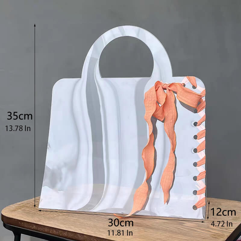 Clear Flower Carrying Bag