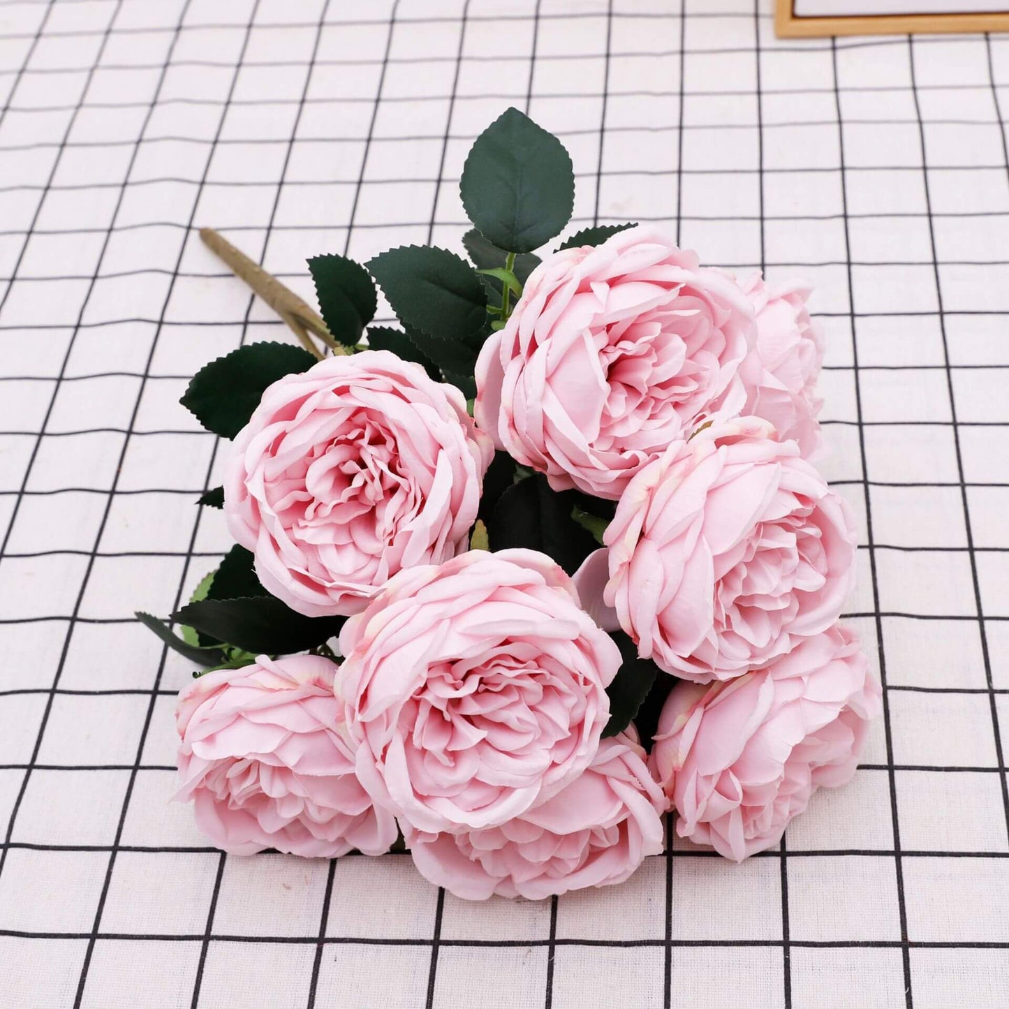 9 Heads Rose Silk Flower