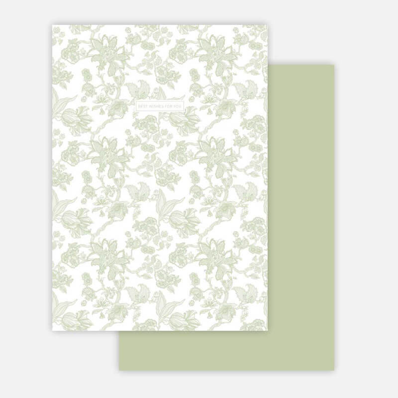 European Retro Paper, 19.7 × 14.7 Inch, 10 Sheets
