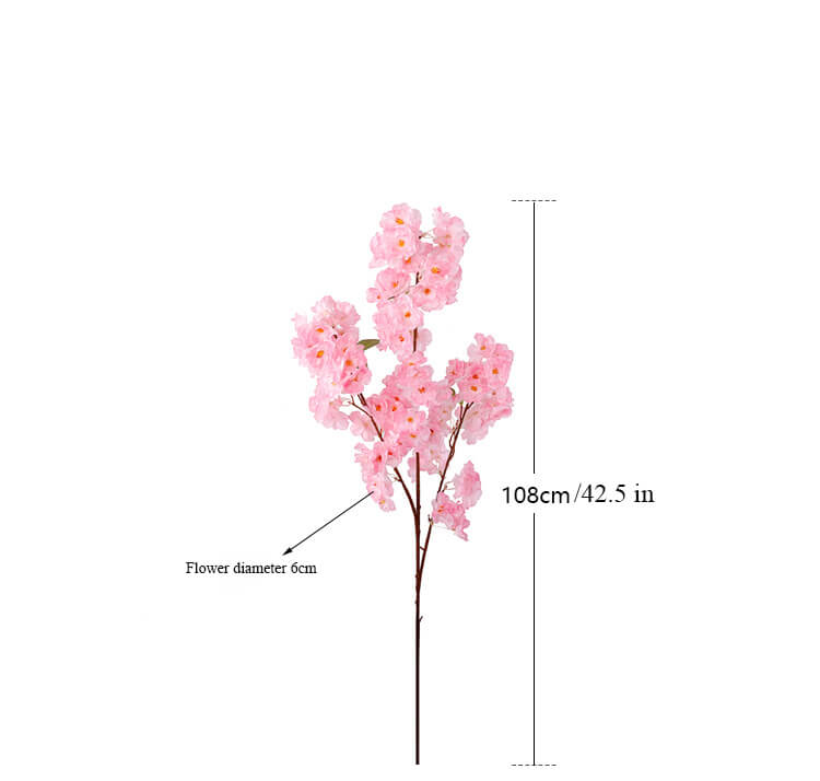 Artificial Spring Cherry Blossoms - 42.5''