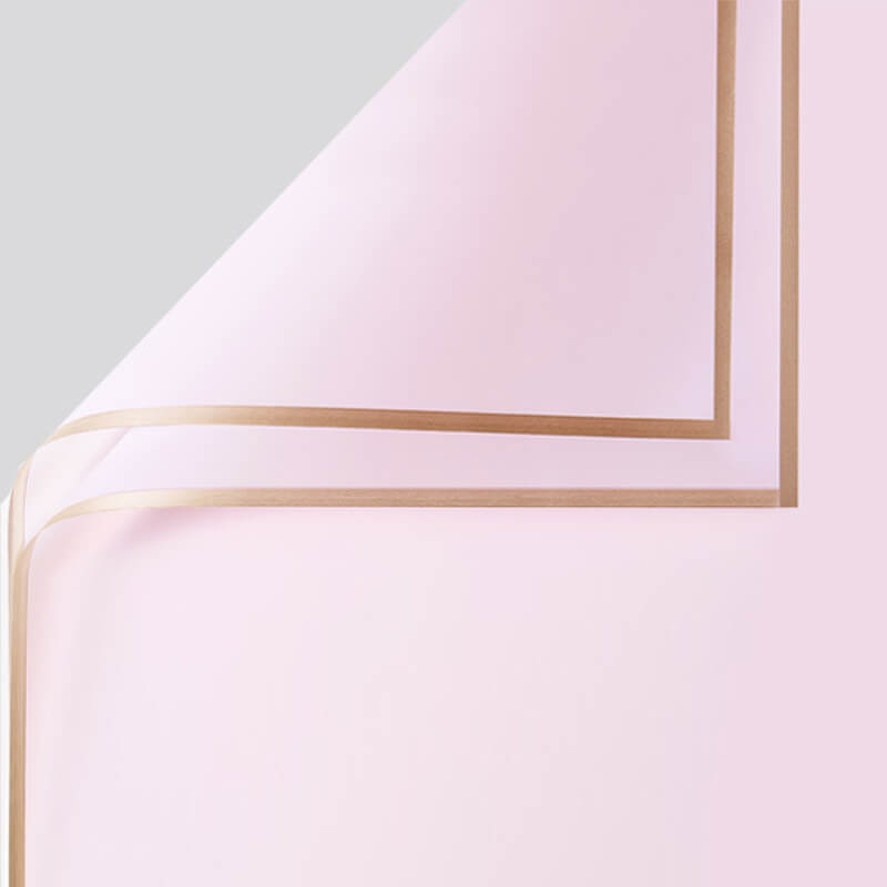 Gold-edge Jelly Flower Paper, 23.6 × 23.6 Inch, 20 Sheets