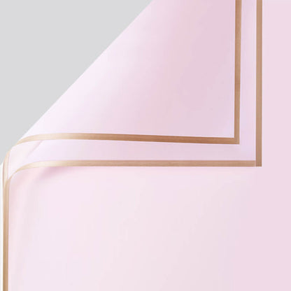 Gold-edge Jelly Flower Paper, 23.6 × 23.6 Inch, 20 Sheets