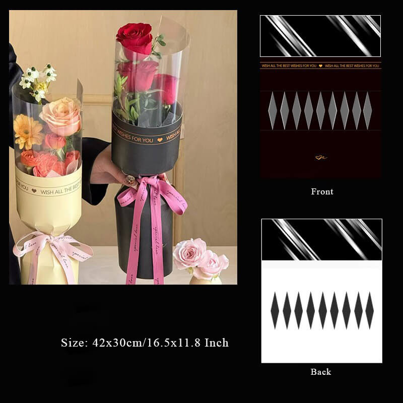 Single Carnation Bouquet Paper