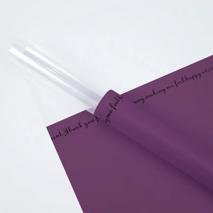 Flower Packaging Bags, 23 × 11.4 Inch, 20 Sheets